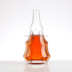 Cina 750 ml bottiglia di vetro whisky bottiglie di vetro 700ml vino vodka whisky liquore bottiglia di vetro 750 ml con tappo in sughero - Product Image 2