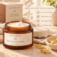 Crème pour le visage NAD, blanchissante, raffermissante, hydratante, anti-rides, crème pour le visage, marque privée, fabricant de produits de soin de la peau OEM ODM