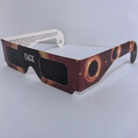 Lunettes d'éclipse solaire à verres polarisés certifiés, monture intégrale pour l'observation du soleil avec smartphone, lunettes d'événement