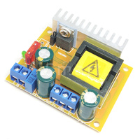 Konverter Peningkat Tegangan Tinggi DC-DC 10~32V ke 45~390V Modul Penguat ZVS