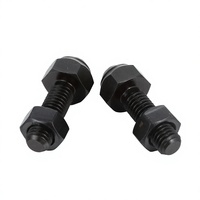 Vis à cliquet pivotante ZPT35 36, vis en acier au carbone à dents lisses, noire, pour équipement d'automatisation