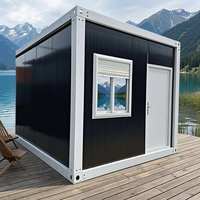 Maison préfabriquée en conteneur à bas coût, à assembler rapidement, bâtiment modulaire portable pour le bureau sur chantier, l'hébergement des travailleurs, la chambre d'hôtel