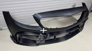 Paraurti Anteriore in Fibra di Carbonio di Alta Qualità per Mercedes Benz W205 C200 C260 C300 C43 C63 C63S AMG Coupé/Sedan 2015-2021 BodyKit - Product Image 2