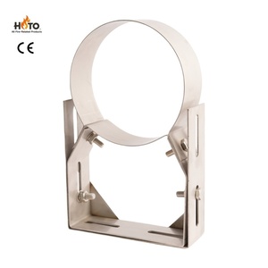 Kit de traversée murale en acier inoxydable poli pour tuyau de cheminée de 6 pouces avec <span class=keywords><strong>pare</strong></span>-<span class=keywords><strong>étincelle</strong></span>s et capuchon de cheminée pour foyers - Product Image 2