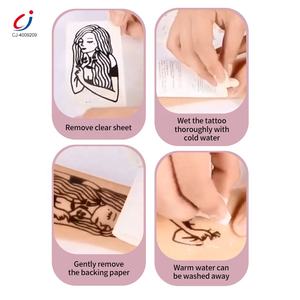 Kit de maquillage de jeu d'imitation lavable non toxique pour filles Chengji, stylo à dessin, autocollant DIY, <span class=keywords><strong>machine</strong></span> à <span class=keywords><strong>tatouer</strong></span>, <span class=keywords><strong>jouet</strong></span> pour enfants - Product Image 4