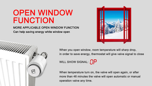 Installation facile Tuya Wifi Zigbee Control Room App Control Room Thermostatique Smart Radiator Valve TRV Heating <span class=keywords><strong>Thermostat</strong></span> - Product Image 5
