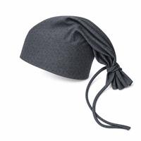 Bonnet tendance à nouer avec logo personnalisé, vente en gros, camouflage, dessin animé, à carreaux, en coton, style vintage streetwear