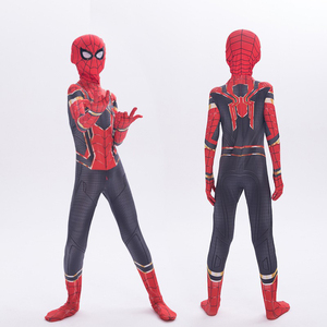 Collections <span class=keywords><strong>Spider</strong></span> Zentai Combinaison Date Spandex Hero Cosplay Body avec Couvre-chef Classique Garçon Hommes Halloween TV & Movie <span class=keywords><strong>Costume</strong></span> - Product Image 4