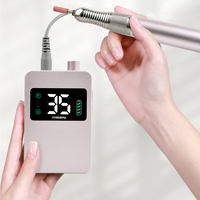 Maryton 35000 tr/min perceuse à ongles manucure e-file outil pour enlever le vernis à ongles