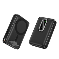 Petite poche sans fil 20000mah 4 en 1 Power Bank 15w Charge rapide PD22.5W sans fil avec support Type-c Chargeur avec 2 câbles