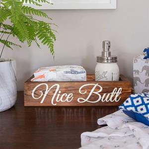 Organisateur en bois rustique de ferme en bois personnalisé pour une décoration d'intérieur amusante - Product Image 2