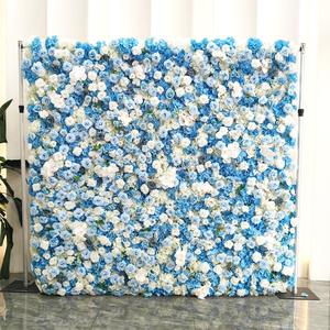 Cost Effective Decorative <b>Artificial</b> Flower Wall 3D 8ftx8ft Wedding Event Photo Booth Backdrop Decor - Product Image 3