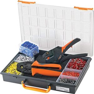 Weidmller <b>Crimping</b> Set 4 For <b>Wire</b> Up To 4 Mm With <b>Crimping</b> <b>Tool</b> And Ferrules Industrial Grade - Product Image 1