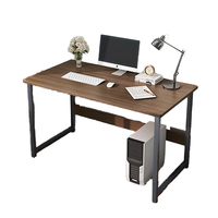 Table de bureau d'étude convertible en bois moderne en gros d'usine avec panneau et pieds en métal pour le salon