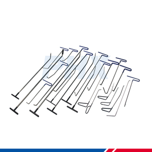 23 Pcs ProPDR Dent Hook Rod Tools strumento di rimozione automatica delle ammaccature <span class=keywords><strong>riparazione</strong></span> Auto Dent Lifter Puller per Car Door Ding <span class=keywords><strong>Kit</strong></span> di <span class=keywords><strong>riparazione</strong></span> della <span class=keywords><strong>grandine</strong></span> - Product Image 5