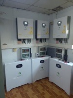 Kit complet de système solaire résidentiel 8-20 kW avec onduleur hybride Deye 230Vac et stockage de batterie 48Vdc, fourni par l'usine