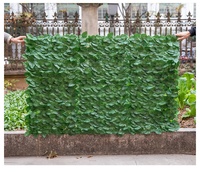 Faux feuillage artificiel vert de 3m pour décoration de jardin, haie et clôture artificielles
