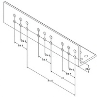 Machine de poinçonnage CNC pour le marquage d'angles et le cisaillement, source d'alimentation hydraulique, haute productivité