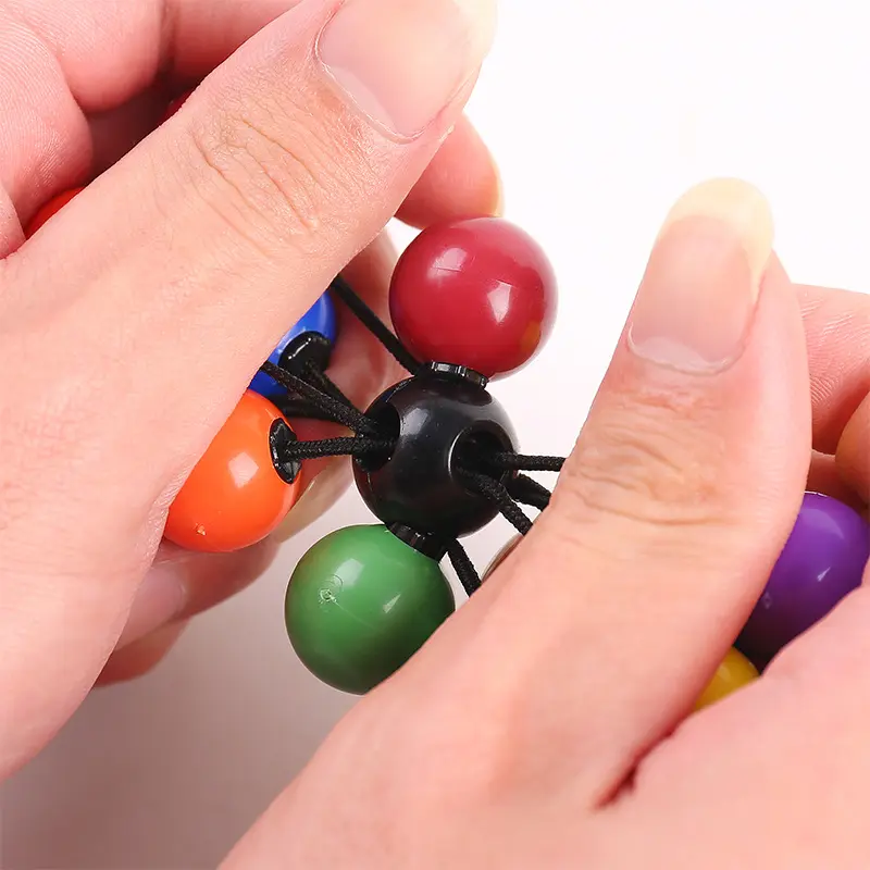 Nieuwe Aankomst Stress Verlichting Fidget Bal Kids Educatief Speelgoed Kleurrijk 3d Atomic Fidget Speelgoed Voor Volwassenen En Autisme Kinderen