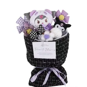 Sanrio Plush Bouquet Flower Doll Plush Toy Sanrio Flower Plushie Bouquet Valentine's Day Gift