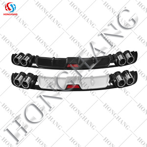 Hot Bán Xe Phụ Tùng Ô Tô Loại C Bán Buôn Bóng Đen Phía Sau Bumper Bảo Vệ Phổ Phía Sau Bumper Khuếch Tán Môi Cho Tất Cả Các Xe - Product Image 4