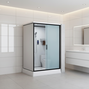 غرفة استحمام متكاملة مع وحدة مرحاض، مزودة بمروحة شفط وسخان، سهلة التركيب، جاهزة للشحن وقابلة للتخصيص - Product Image 4