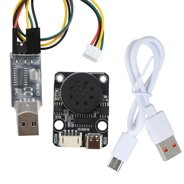 DC 3.3~5V MP3 Voice Player UART Serial Control Voice Playback Module Programmable Customizable Audio Player