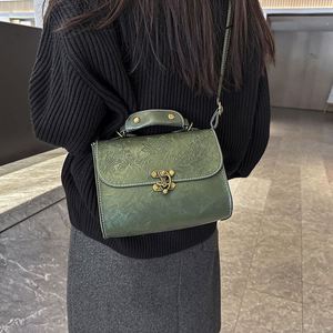 Fashion Luxury Handbags for Women Retro Embossed Design Crossbody Bag, Fashionable and Simple Shoulder Bag - Product Image 4