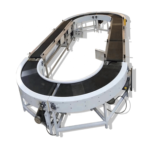 Sistema di Nastri Trasportatori Curvi a 180 Gradi a Basso Costo, Varietà di Angoli, Nastro Trasportatore in PVC con Certificazione CE - Product Image 6