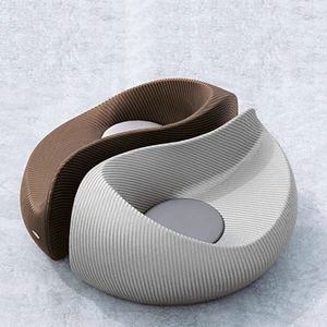 Chaises longues modernes en rotin PE pour l'extérieur, résistantes aux UV, avec coussins, pour chambre à coucher, bord de piscine, hôtel, balcon, jardin, cour - Product Image 1