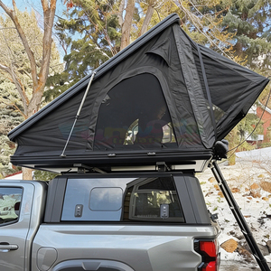 Tente de toit rigide légère pour 2 à 3 personnes, pour petits et grands toits, idéale pour les voyages en famille, installation rapide, entrée latérale. - Product Image 1