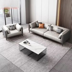 New Sf-36 Modern Sectional Office Reception Set Pu Leather for Home Hospital School Use Made in China - Product Image 5