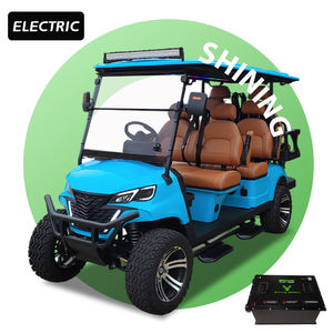 Светящиеся 6-местные гольф-кары с литиевой батареей 72В, одобренные EEC, разрешенные для использования на дорогах общего пользования - Product Image 2