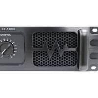 Penguat Daya Audio Metal Kelas H 2U Stereo 2*800W Desain Baru yang Handal untuk Acara Indoor/Outdoor
