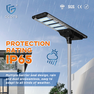Lampadaire solaire LED étanche IP65 haute luminosité GCOTS 20W/30W/40W/50W pour routes résidentielles et entrepôts, modèle LED SL-AIO-QTZ - Product Image 6