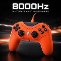 Manette de jeu filaire GameSir Tarantula 8K pour PC, contrôleur Esports 8000Hz avec joysticks TMR, gâchettes à effet Hall et éclairage RGB
