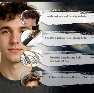 Polvo Voluminizador para Cabello de Acabado Natural, Ligero y Transpirable para Hombres, 15g, Apto para Cabello Graso y Fino - Product Image 5