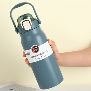 Portable Camping Sport <b>Large</b> Capacity 1300ml 1600ml Double Wall Vacuum Insulated Stainless Steel Water Bottles for Handle - Product Image 6