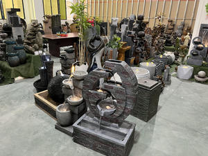 L'aquarium de fontaine Feng Shui et la conception durable en résine de lumière LED sont idéaux pour les centres de santé de l'espace intérieur - Product Image 6