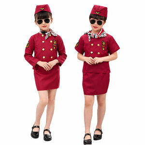 Ensemble <span class=keywords><strong>de</strong></span> <span class=keywords><strong>costume</strong></span> <span class=keywords><strong>de</strong></span> <span class=keywords><strong>pilote</strong></span> pour enfants, tenue <span class=keywords><strong>de</strong></span> cosplay <span class=keywords><strong>de</strong></span> capitaine <span class=keywords><strong>de</strong></span> <span class=keywords><strong>ligne</strong></span> aérienne, chemise, jupe, short, chapeau, lunettes <span class=keywords><strong>de</strong></span> soleil, robe <span class=keywords><strong>de</strong></span> jeu <span class=keywords><strong>de</strong></span> rôle pour enfants - Product Image 3