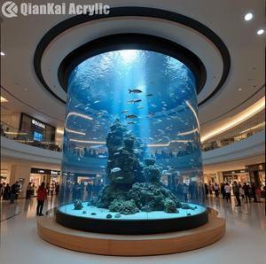 Groothandel Op Maat Gemaakt Grote <span class=keywords><strong>5000</strong></span> Liter Acryl Ronde <span class=keywords><strong>Aquarium</strong></span> Modern Luxe Transparant <span class=keywords><strong>Aquarium</strong></span> - Product Image 1