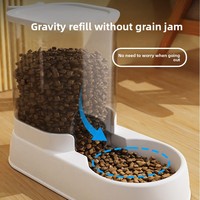 Fontaine à eau automatique portable 5L pour chien/chat avec distribution d'eau entièrement automatique en matériau PP
