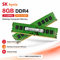 Module de mémoire RAM DDR4 8 Go 2133 MHz ECC pour ordinateur de bureau SK Hynix PC4-17000 HMA41GU6AFR8N-TF 288PIN DIMM en stock pour mise à niveau informatique et gaming