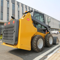Chargeuse compacte sur chenilles diesel de 900 kg de charge utile, chargeuse frontale, chargeuse à direction par déplacement, godet de 0,5 à 1,2 m³, moteur EPA, garantie 1 an