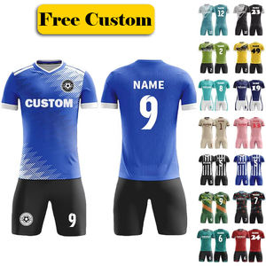 Футбольная форма для мужчин: футболка, джерси, майка с индивидуальным логотипом, номерами, быстросохнущая, оригинальная, высокого качества. - Product Image 1