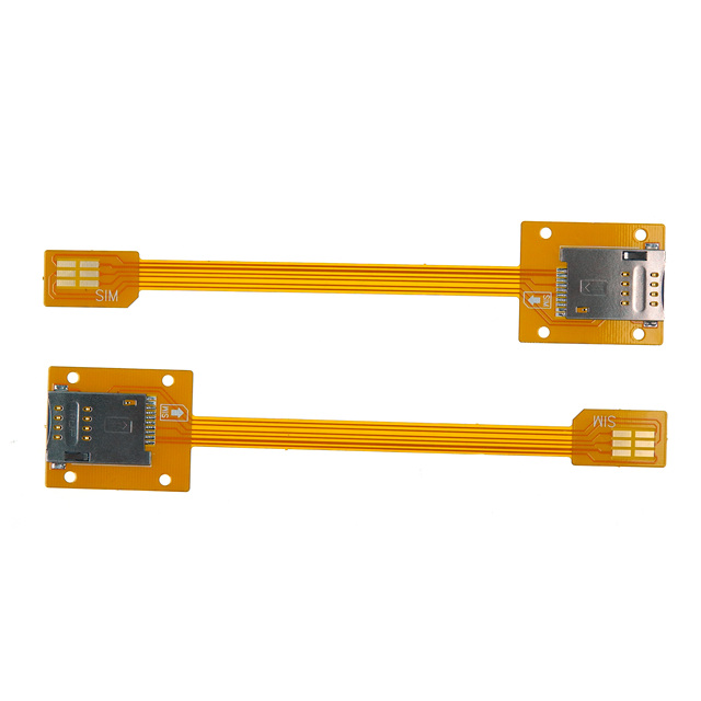Sim Card Small to Small Converter Adapter Cable Extender Small Card Flex Cable 16CM for Mobile Phones Sim Card