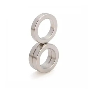 Strong radial magnetization Neodymium Magnet Ni Coating NdFeB Ring Magnet