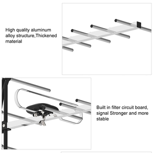 เสาอากาศทีวีแบบยากิ HD สัญญาณแรง พร้อมกำลังขยาย 10-11dB สำหรับติดตั้งภายนอกอาคาร รับสัญญาณดิจิตอล HDTV ช่อง CH.13-57 - Product Image 3