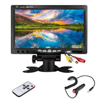 Usine 7 "pouces TFT LCD CCTV moniteur HD écran affichage AV/RCA/ 800*480 vidéo pour voiture camion RV système de stationnement