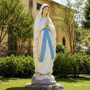 Statue religieuse nordique de <span class=keywords><strong>Notre</strong></span>-<span class=keywords><strong>Dame</strong></span> de Lourdes, en ambre, écologique, émaillée, pour extérieur, motif animal de <span class=keywords><strong>dessin</strong></span> animé, canard - Product Image 1